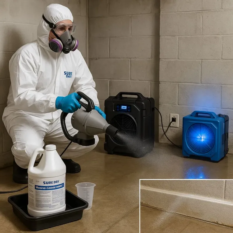 Sanitization and Odor Removal process in Sudden Valley, WA