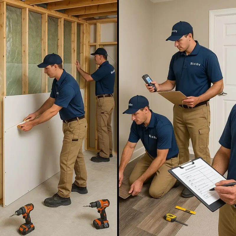 Repairs and Reconstruction process in Sudden Valley, WA